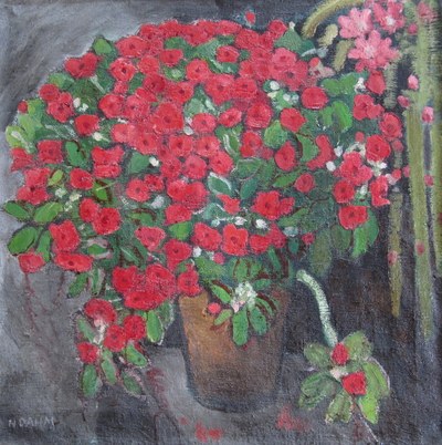 W4839-0 Dahm Helen - Rote Blumen dunkler Hintergrund.jpg