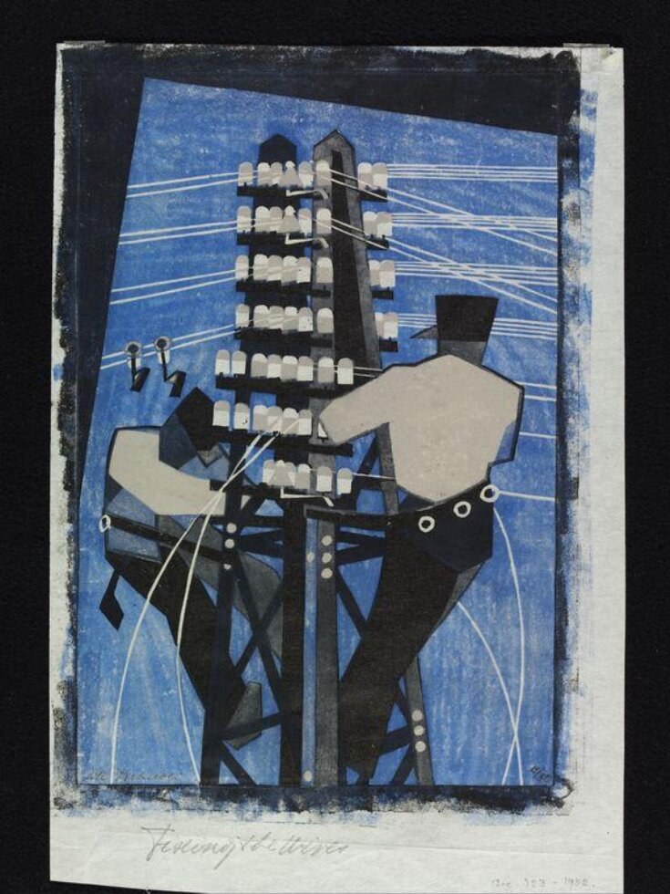 Lill-Tschudi-Fixing-the-Wires-1932.jpg